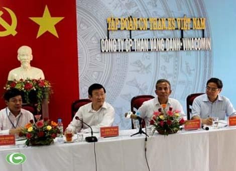 President Truong Tan Sang pays working visit to Quang Ninh  - ảnh 1